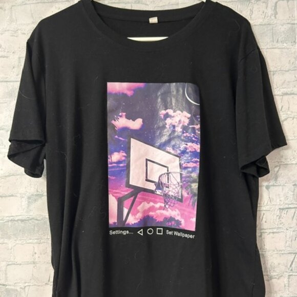 BASKETBALL GOAL TEE SHIRT - Picture 1 of 3